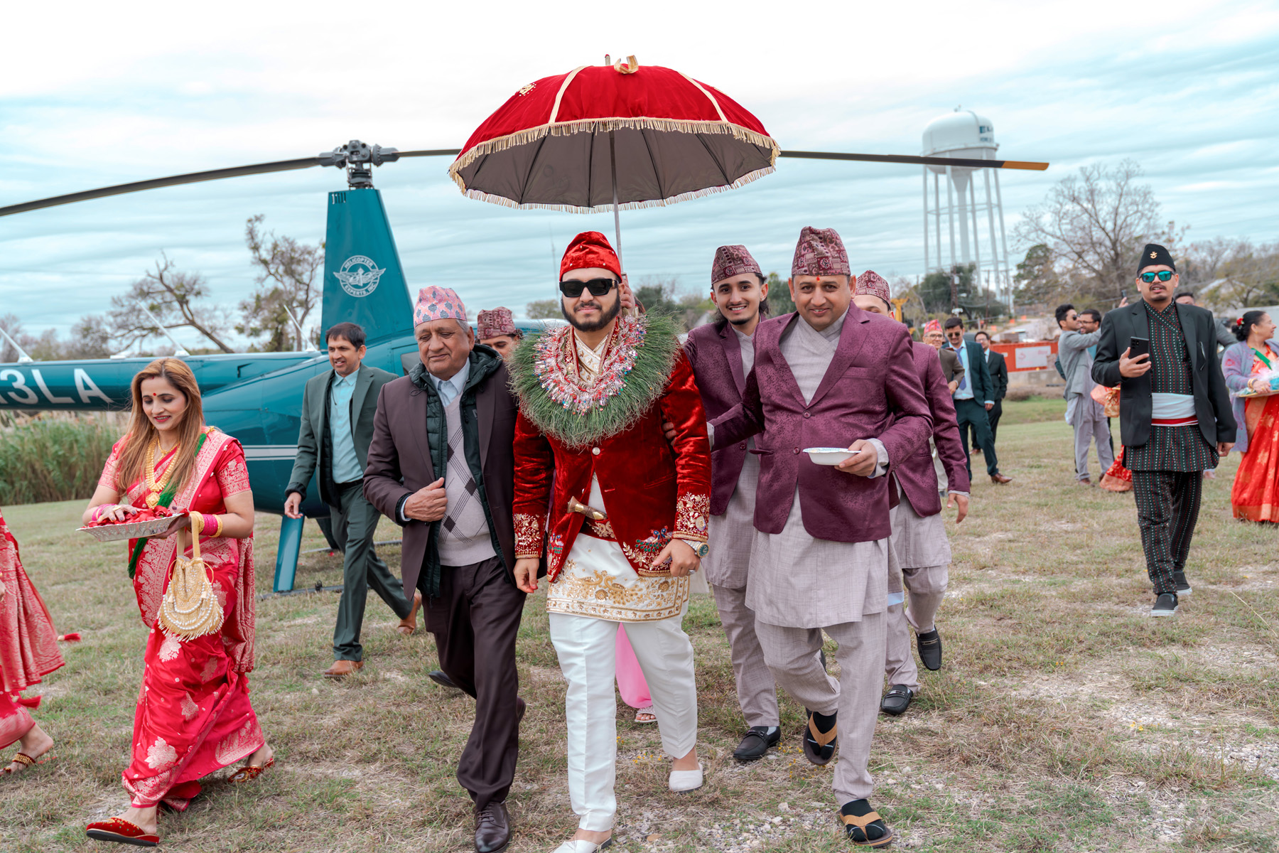 Wedding Venue from Above
